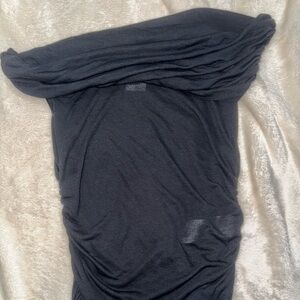 Abercrombie & Fitch Gray Knit Top